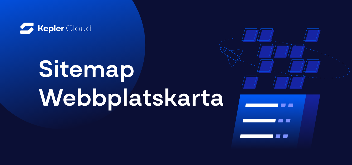 Vad är en Sitemap/webbplatskarta?